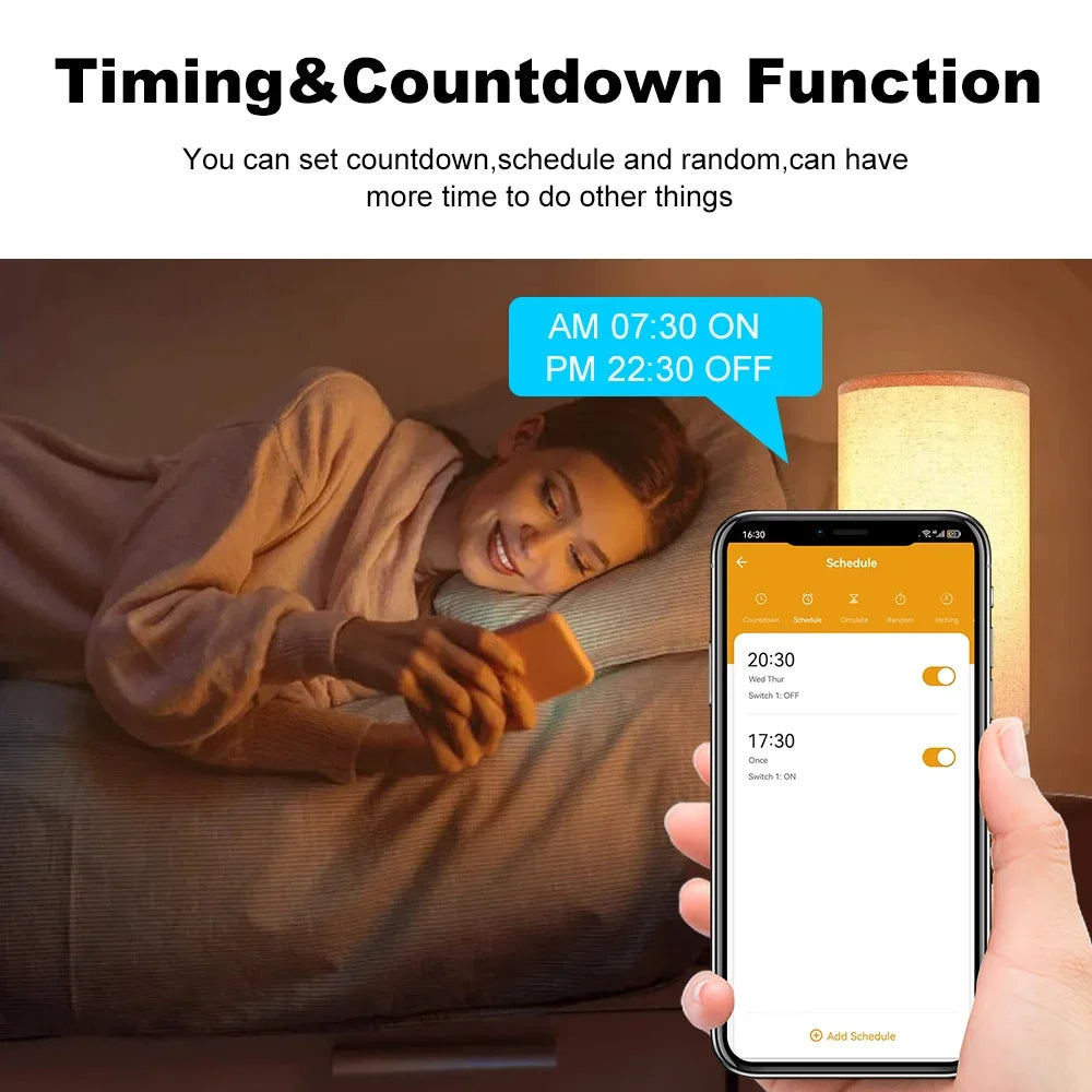 20A US Smart Power Monitor plug with Timer & Voice Control