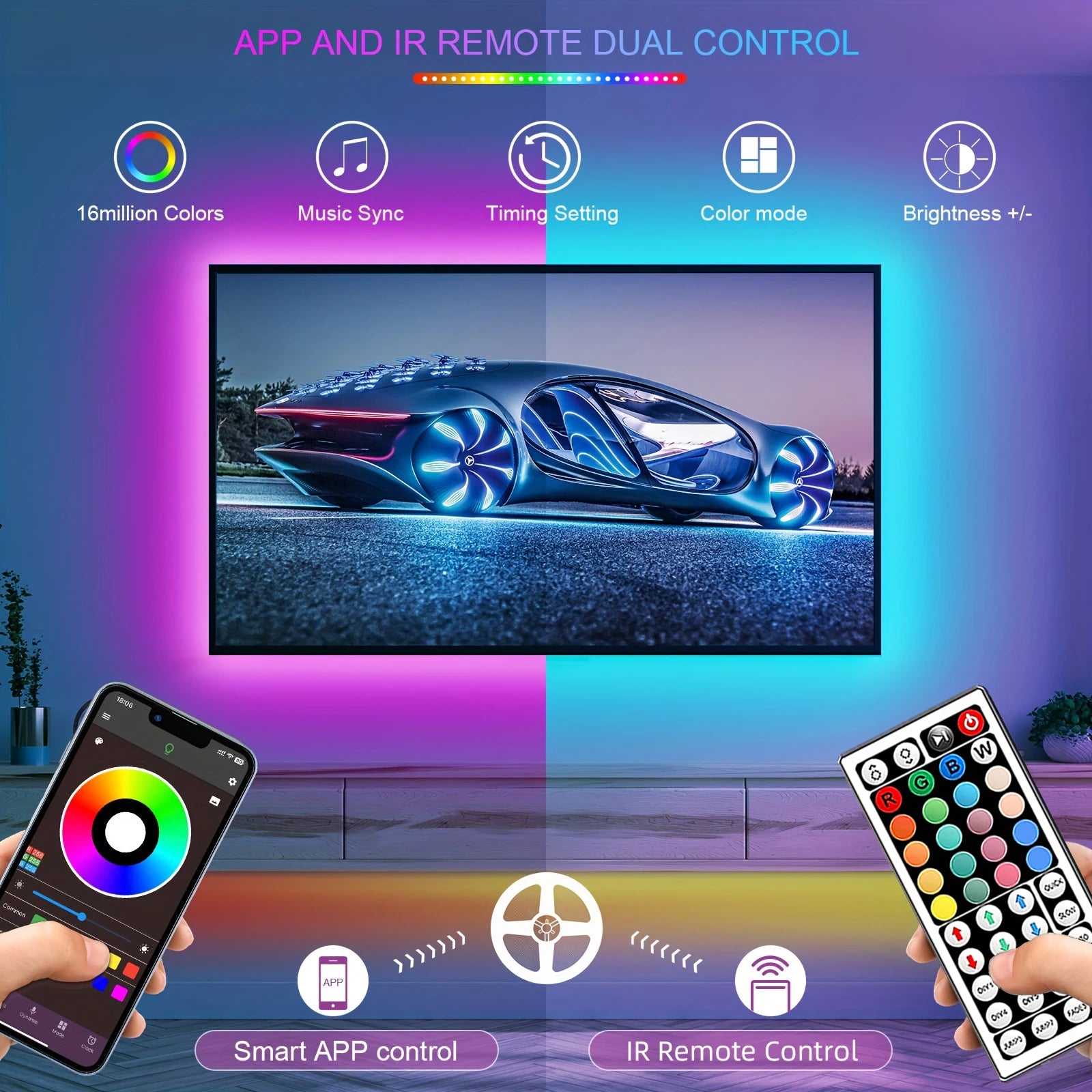 RGB Led Strip Light with APP Control
