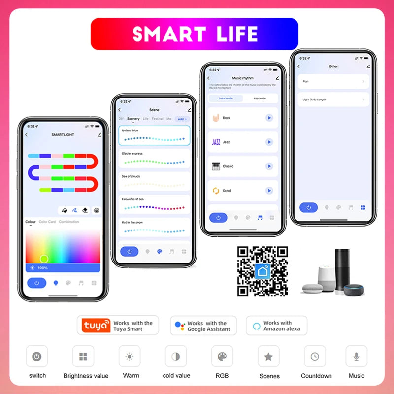 Vibrant DreamColor Smart Neo LED Strip Lights ™