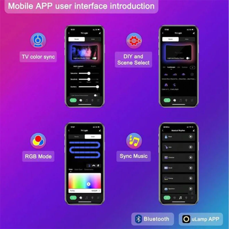 Immersive RGBIC Smart Strip Lights - Shopeetgadget.com