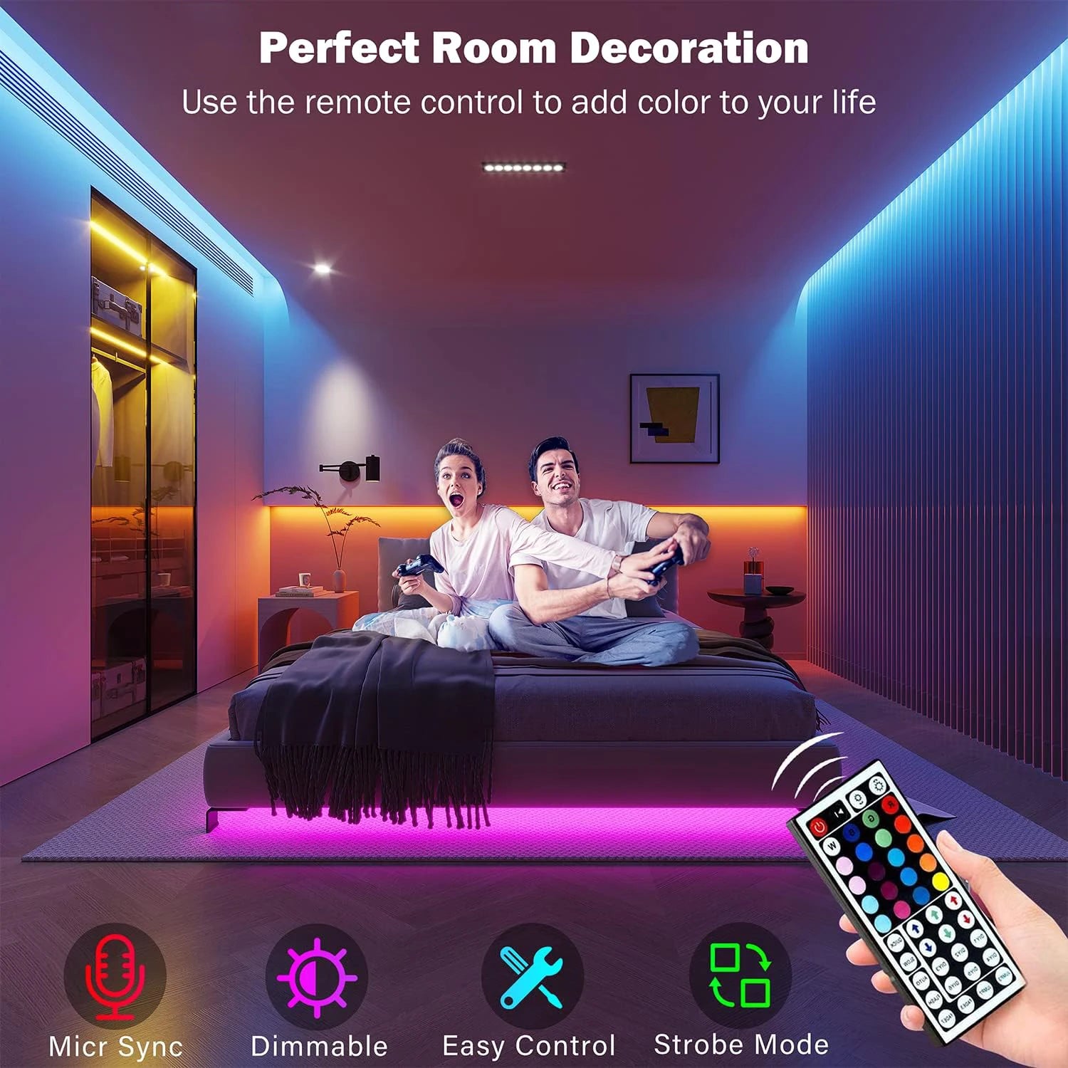 RGB Led Strip Light with APP Control