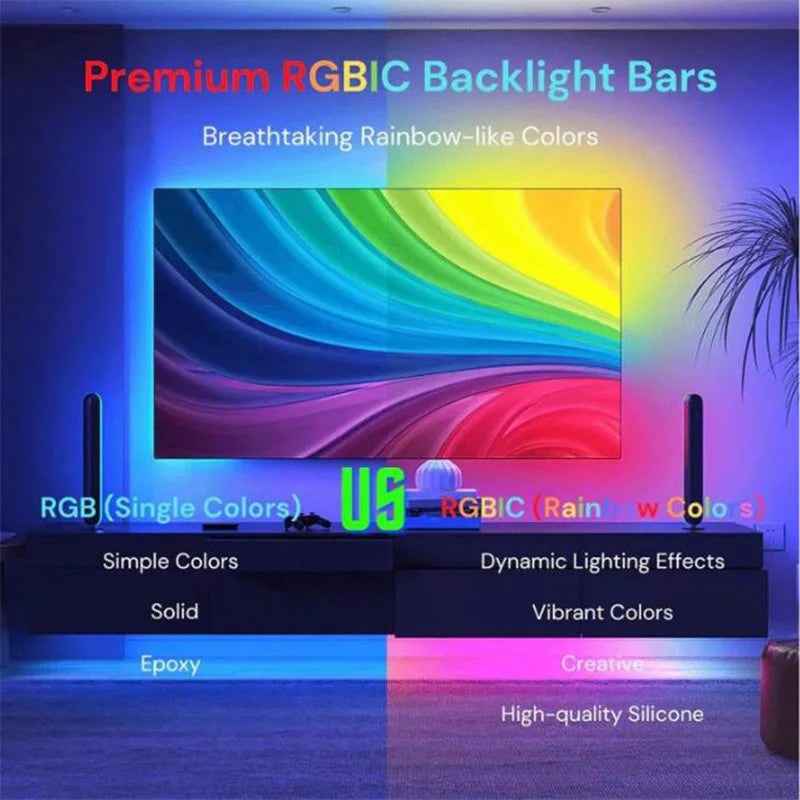 Immersive RGBIC Smart Strip Lights - Shopeetgadget.com