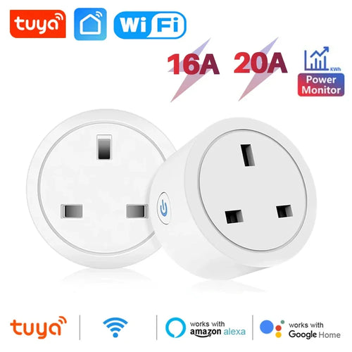 UK TUYA WiFi Smart Plug (16A/20A)