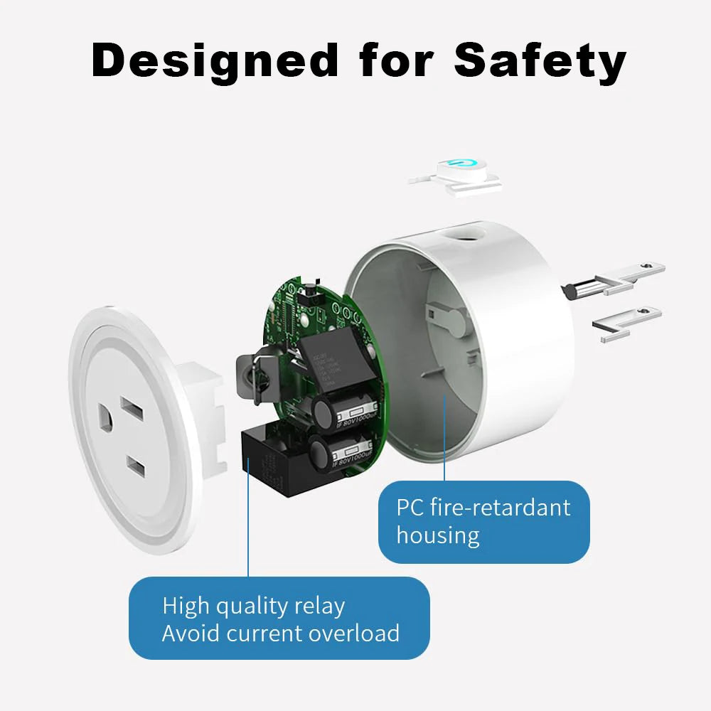 20A US Smart Power Monitor plug with Timer & Voice Control