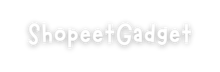 ShopeeitGadget logo in white text on a black background